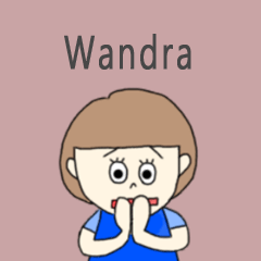 Wandra cute sticker.????*!!?!?**?!**!