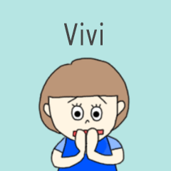 Vivi cute sticker.!?!??*!??