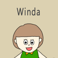 Winda cute sticker.*!!??!?*!*?