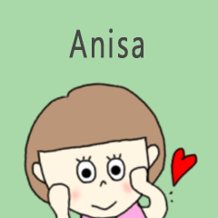 Anisa cute sticker.!!?!*