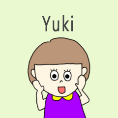 Yuki cute sticker.*