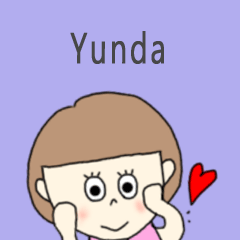 Yunda cute sticker.!!??!!*??!!