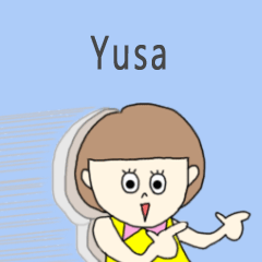 Yusa cute sticker.?!**!***!!*??!!??*