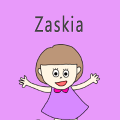 Zaskia cute sticker.*???!?