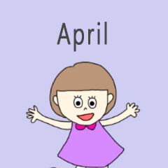 April cute sticker.***?*?*!?!???!****