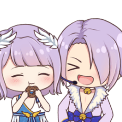 Anone & Siro : the purple cute