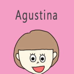 Agustina cute sticker.*!!??!*!