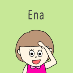 Ena cute sticker.**