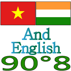 90°8-베트남 - 인도 - 영어 -