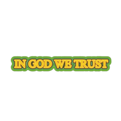 IN GOD WE TRUST STICKERS 2.