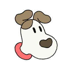 Cartoon doggo sticker