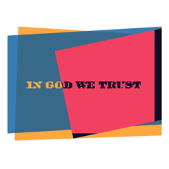 IN GOD WE TRUST STICKERS  4