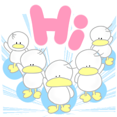 Kawaii Little Duck Stickers 1