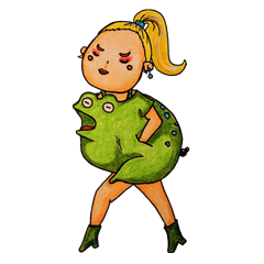 Miss Frog tapioca pearl