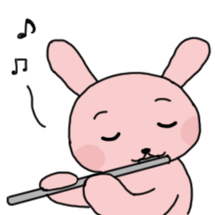 flute and rabbit