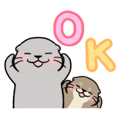 Animated Little otter "Kawauso-san"