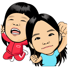 Sisters`s stickers