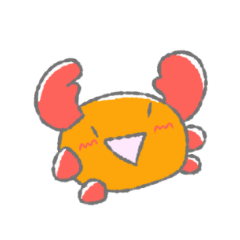 Crab sticker in Schul2