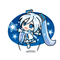 Snow Miku × LINE Rangers - Stiker LINE | LINE STORE