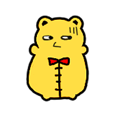 Small and cute! Bear Sticker