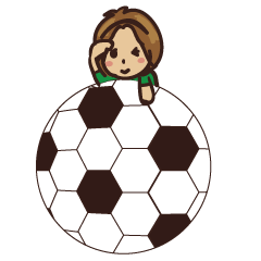 サッカー・フットサル少女