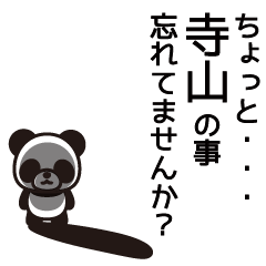 Terayama Panda Sticker