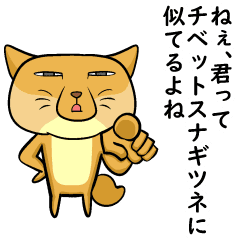 日常会話で使える チベットスナギツネ Line スタンプ Line Store