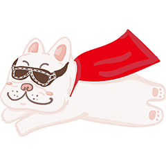 Emoji of French Bulldog Podi