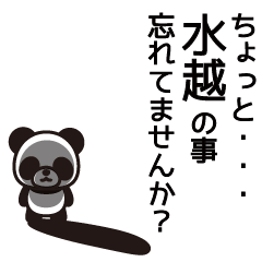 Mizukoshi Panda Sticker