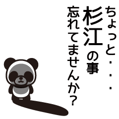Sugie Panda Sticker