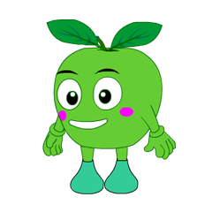 cute greenapple