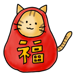 Cat Sticker Okaka