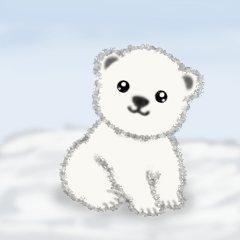 Polar bear baby