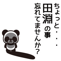 Tabuchi Panda Sticker