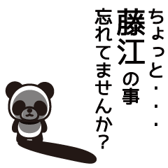 Fujie Panda Sticker