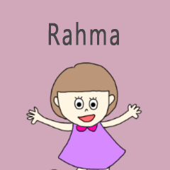Rahma cute sticker.?*??**??!?*!*!?!!?!!?