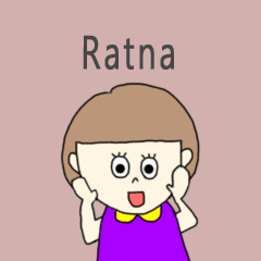 Ratna cute sticker.!!!??*****??!****!