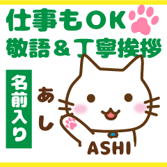 ASHI:Polite greetings.Animal Cat