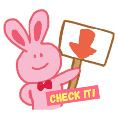 Lovely rabbit bunny daily use (English)