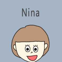 Nina cute sticker.!**?!???!**!!*!!?!*?*