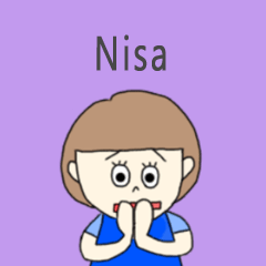 Nisa cute sticker.*!*!?*!