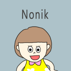 Nonik cute sticker.***??