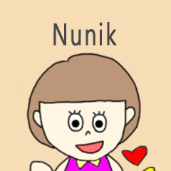 Nunik cute sticker.**?*?!