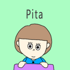 Pita cute sticker.!