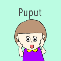 Puput cute sticker.*?*!*?!?!*!?*?*