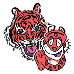 赤い虎トラ次郎 Line スタンプ Line Store 赤い虎トラ次郎 Line スタンプ Line Store