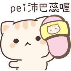 小星貓姓名貼-pei沛專用
