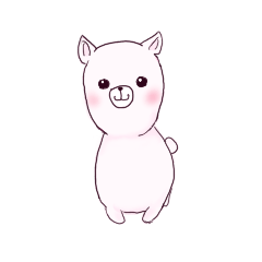 Alpaca Sticker!!