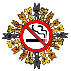 Quit smoking health & dog friends