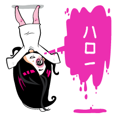 mini PINK-PUNK ghost girl(Japanese ver.)